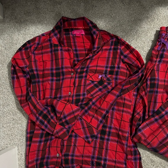 3 items for $30 Victoria’s Secret pajama set plaid medium - Picture 2 of 5